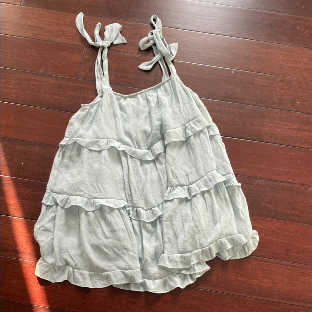 Baby Blue Ruffle Dress